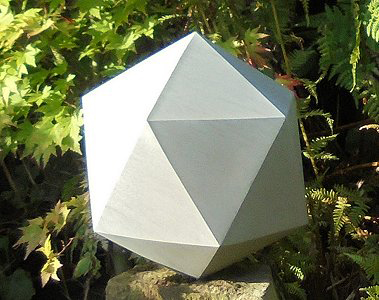 Jim Milner Geometric Sculpture Icosahedron