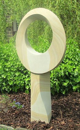 Jim Milner Geometric Sculpture Möbius III on stand