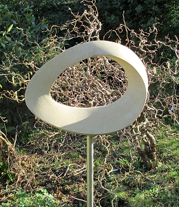 Jim Milner Geometric Sculpture Möbius Egg III
