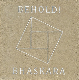 Bhaskara engraved and painted sandstone